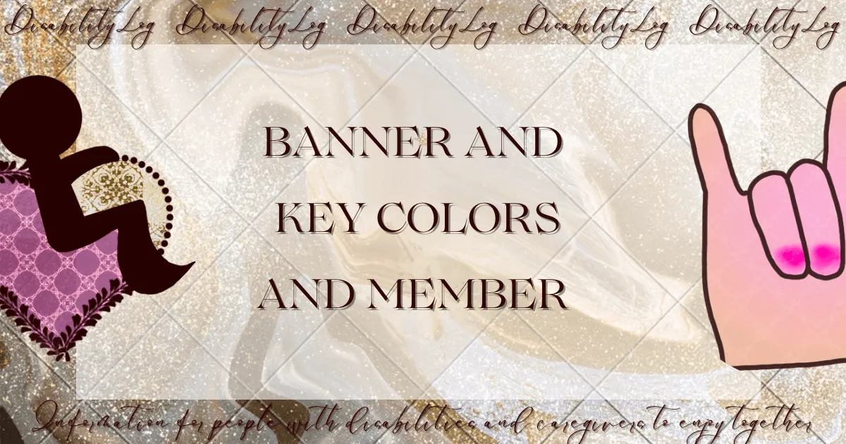 Banner and key colors and member