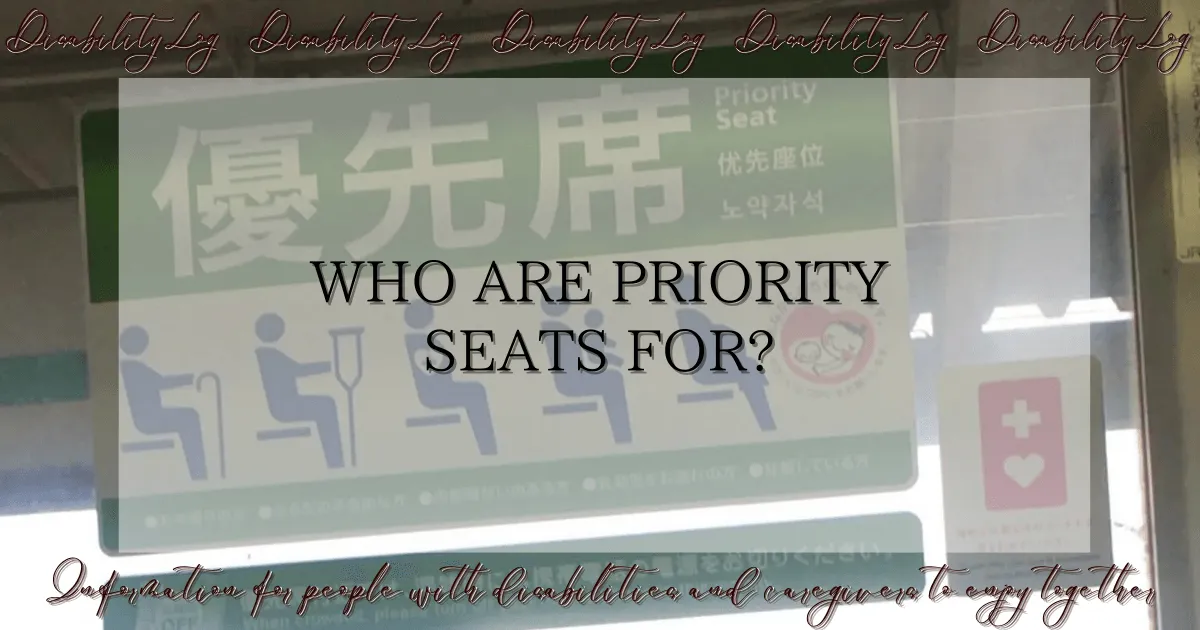 Who are priority seats for